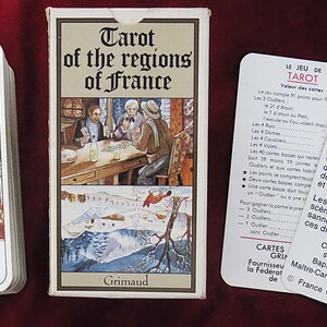 Tarot des Régions de France 1986 – Florence Magnin – Vintage French Regional Tarot Deck