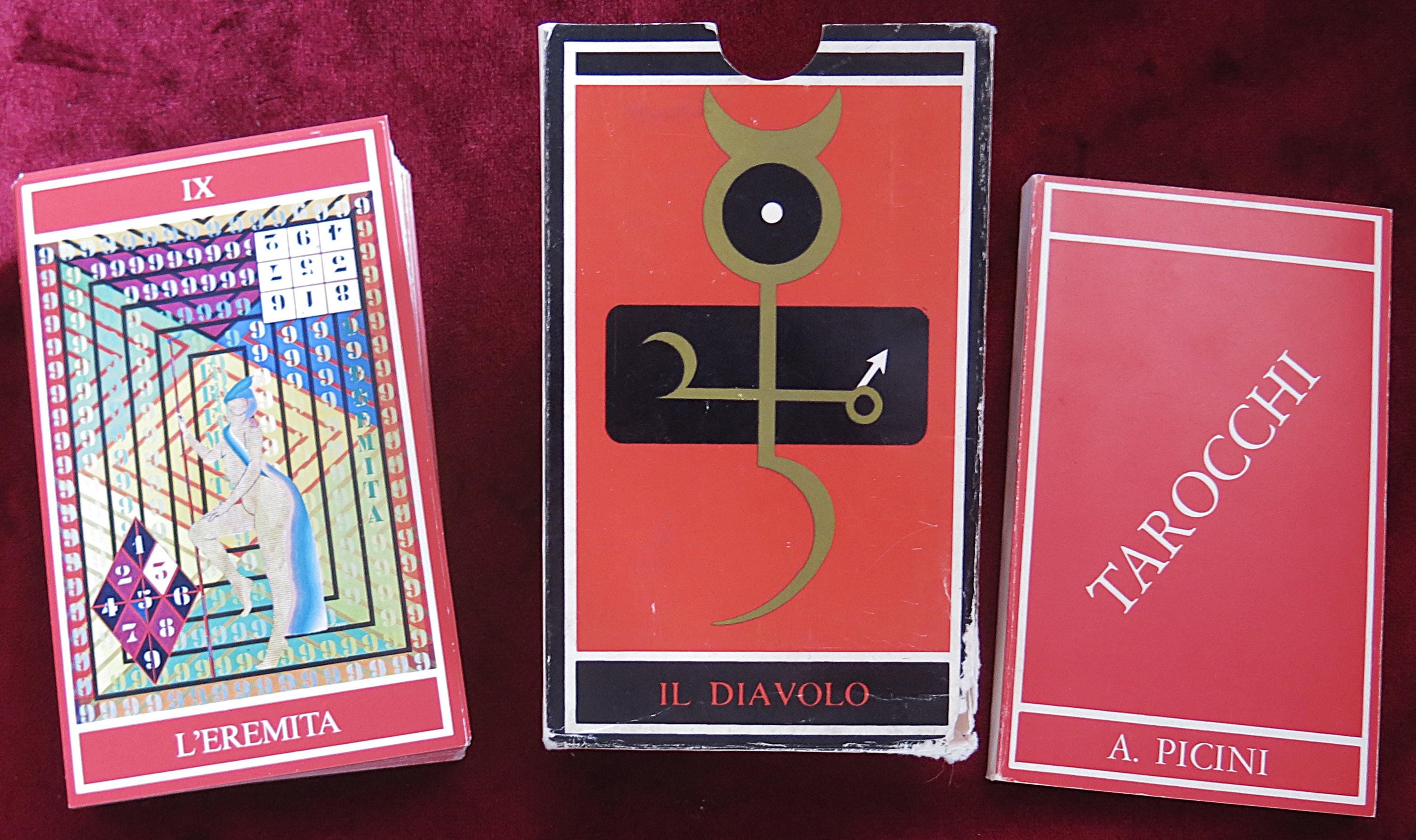 Tarocchi by A. Picini (1979) – Modernist Italian Art Tarot - Etsy