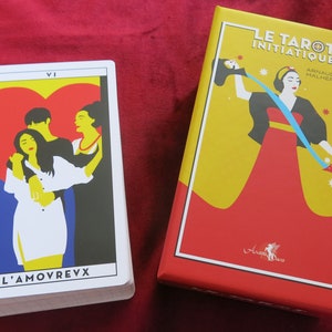Coffret de tarots initiatiques - Tarot de Marseille moderne - Tarot en couleurs