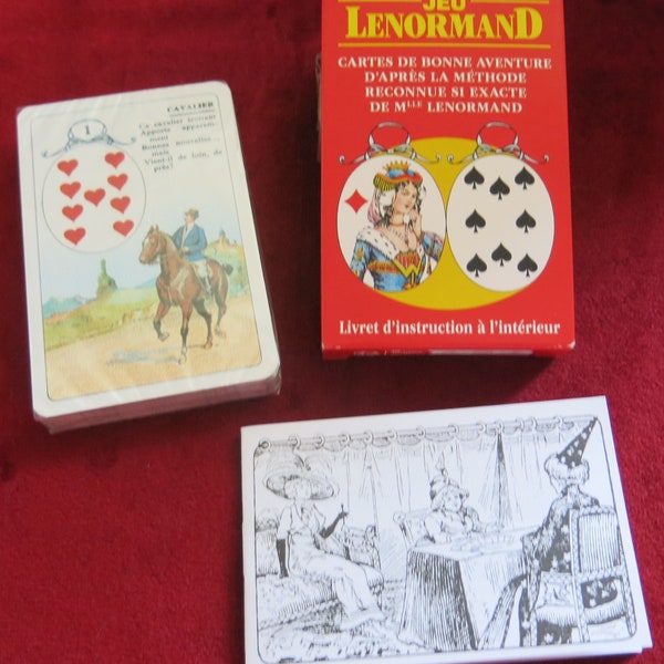 Mini Jeu Lenormand 1999 Carta Mundi - French - Jeu Lenormand