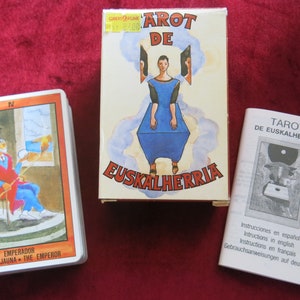 Tarot de Euskalherria 1991 - Tarot du pays basque - Jeu de cartes/jeu de tarot Oop - Fournier S.a
