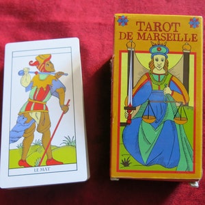 1985 Tarot de Marseille - RARE - African American style Marseille deck