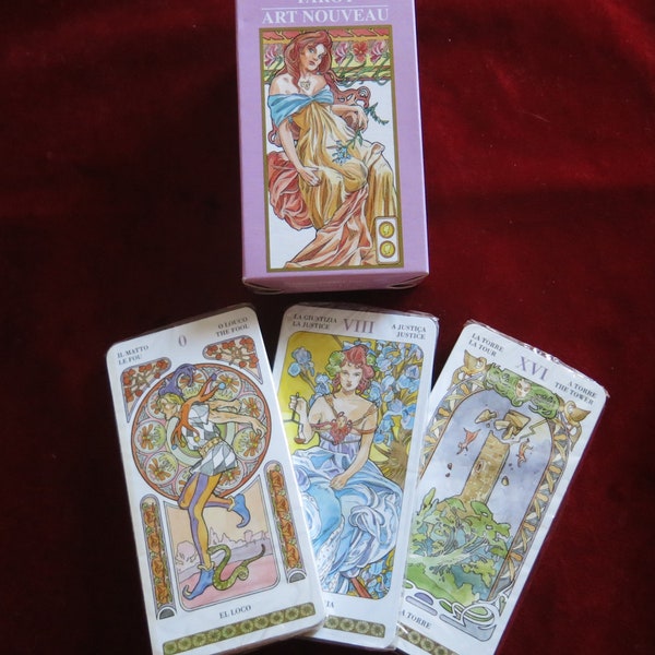 1 DERNIÈRE ! - Tarot Art nouveau - Fabbri 2002 -