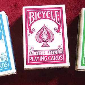 Bicycle 404 Rider Back Mini-Kartendeck - Kleinformat Für Unterwegs