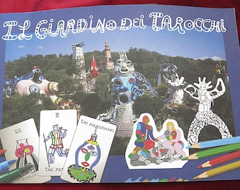 Tarot Garden Activity Book – Niki de Saint Phalle – Il Giardino dei Tarocchi Rare