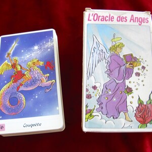 1984 Oracle des anges - TRES RARE - Sans livret - Doreen Virtue - Fées - Message divin - Ange gardien