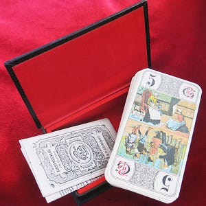Tarot Nouveau 70s with Hardcover Box by B.P. Grimaud – Vintage French Fortune Telling Deck