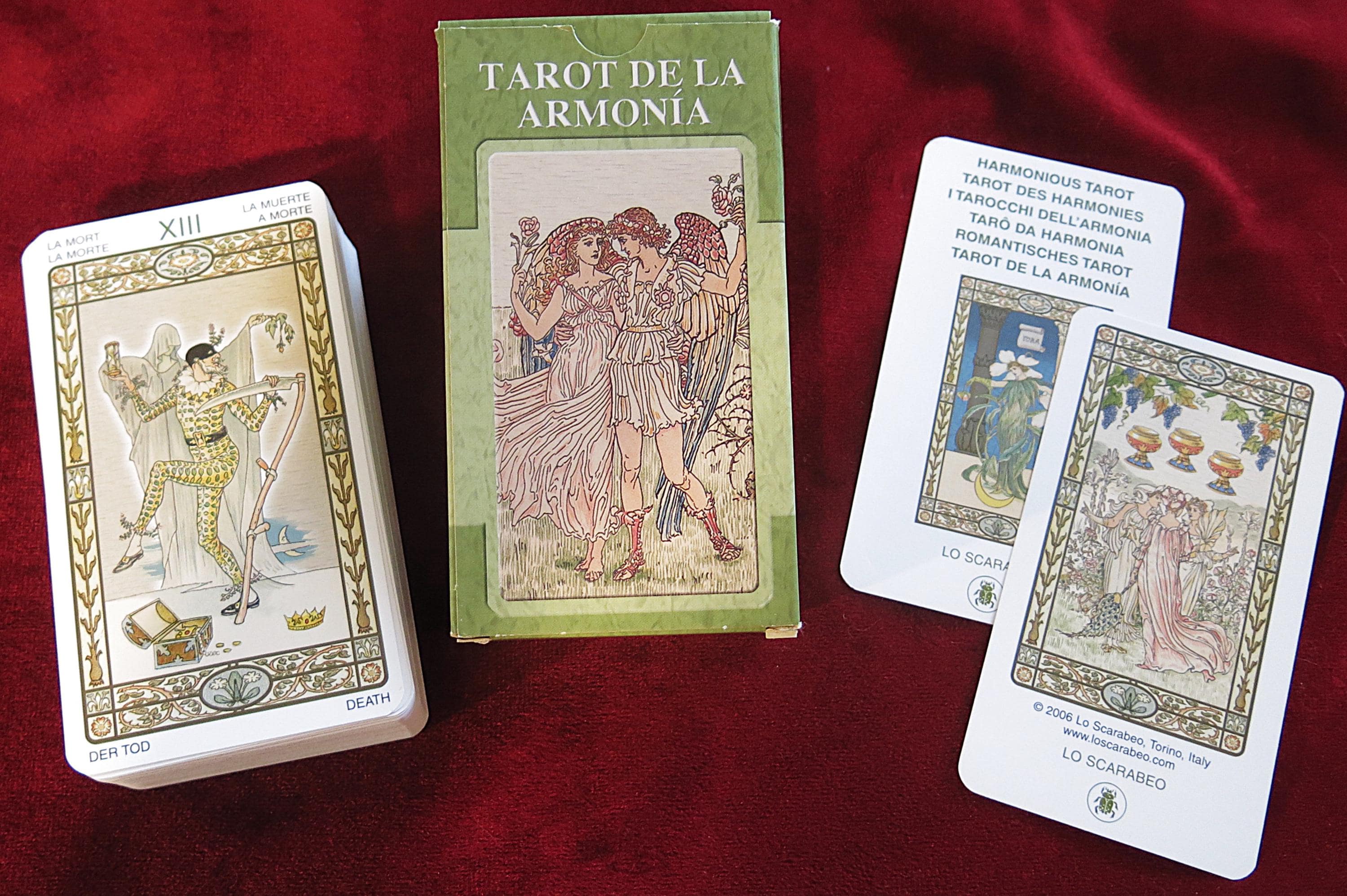 Art Nouveau Tarot Deck Early 2000s – Tarot De La Armonía