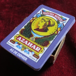 Spanish pocket tarot of Love - la Baraja Espagnole - tarot Espagnole de l'Amour