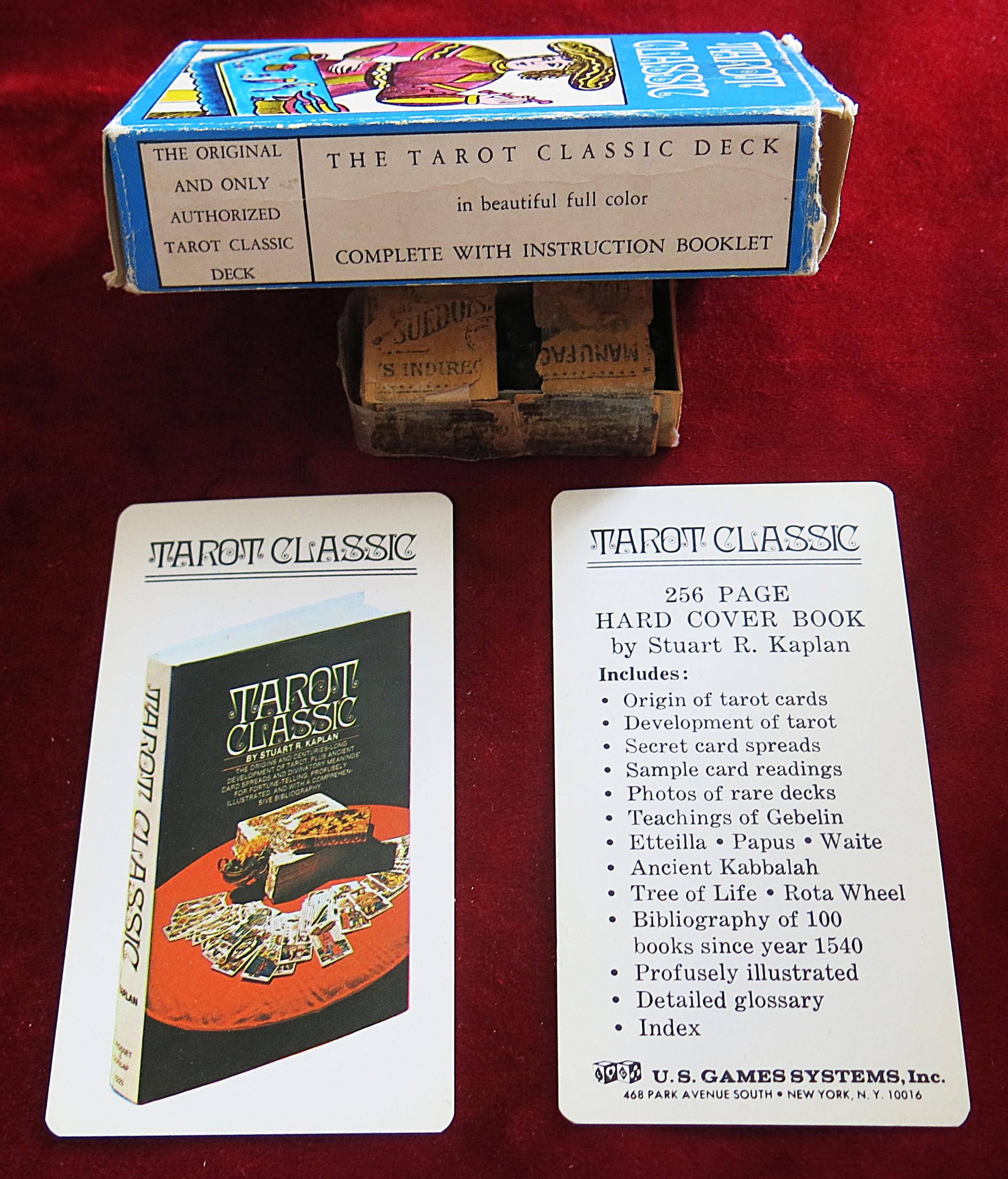 パルカ パラレルセット ササゾーTSP ツッパニャンTSR シルティアTSR 他 Tarot Classic – U.S. Games (1974) - Stuart R. Kaplan - Rider-waite