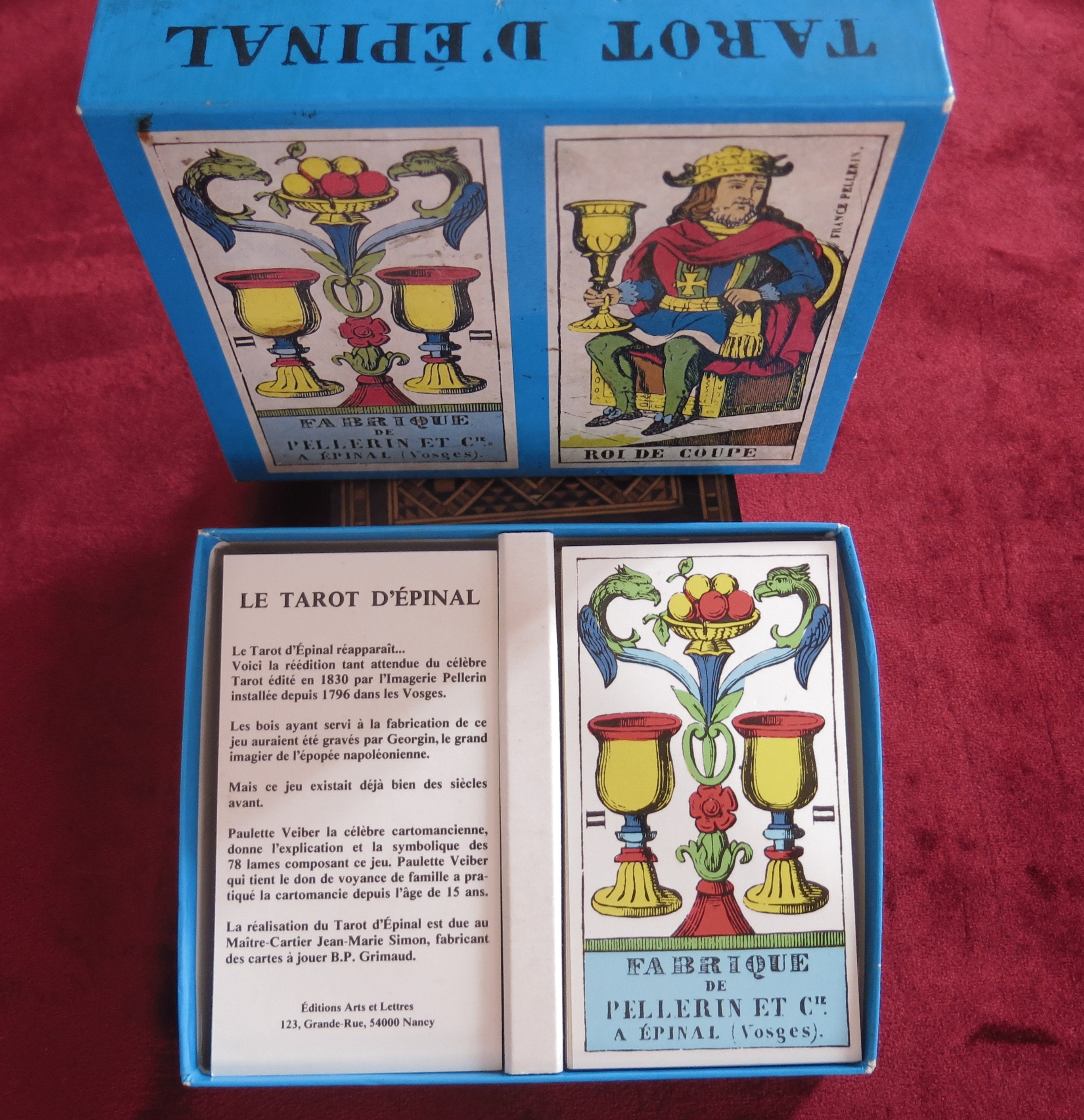 Coffret Tarot Epinal de 1976