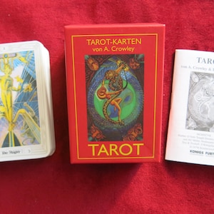 Aleister Crowley Thoth Tarot – Urania 1996 Pocket Edition – German OOP