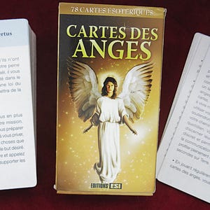 Cartas de ángeles: 78 cartas esotéricas - Cartes des Anges - Comunícate con los ángeles