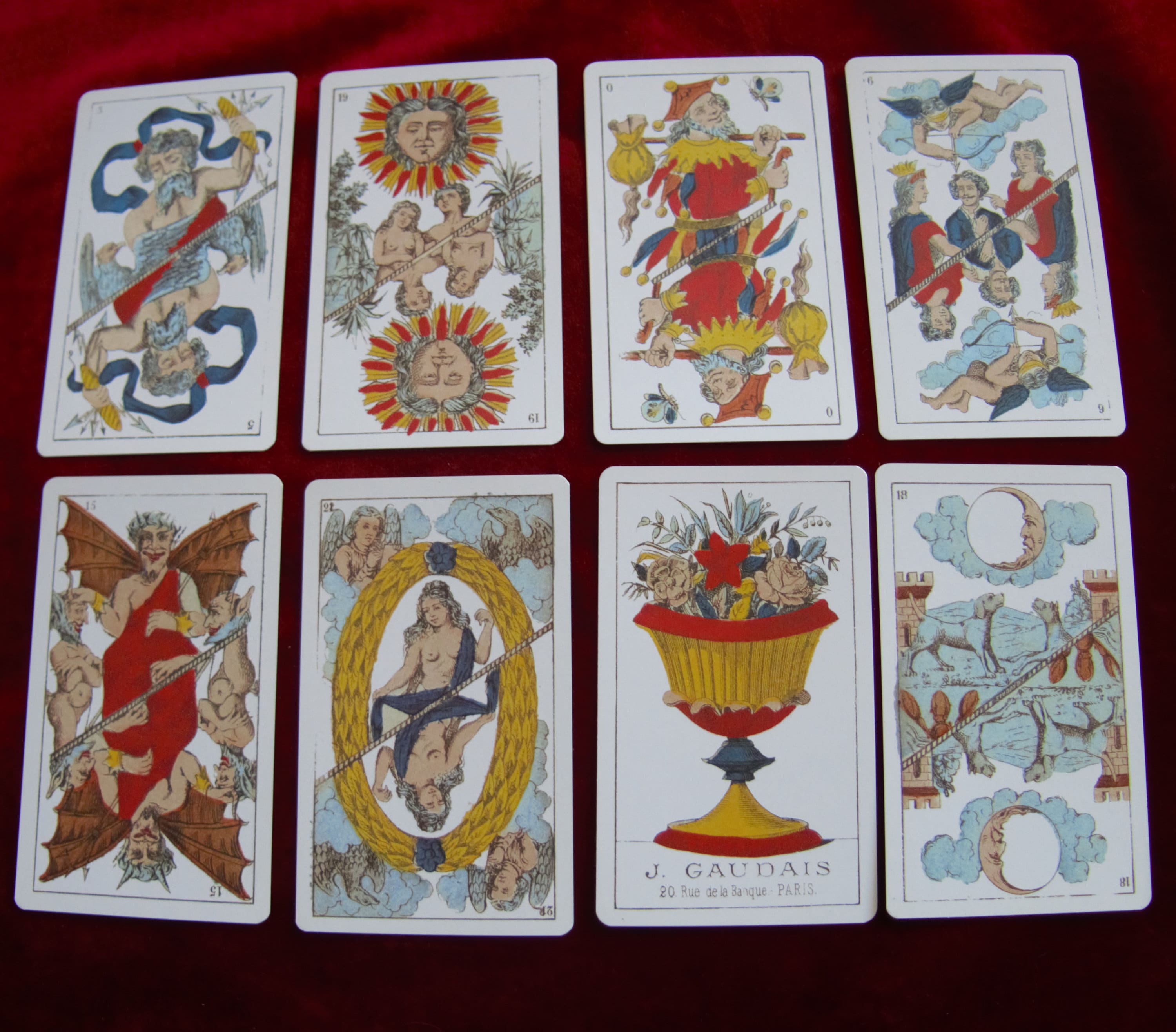 Tarot 1860 J. Gaudais - Etsy Finland