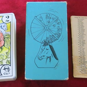 The Game of Chance 1982 - Loteria - Pferderennen Tippkarten