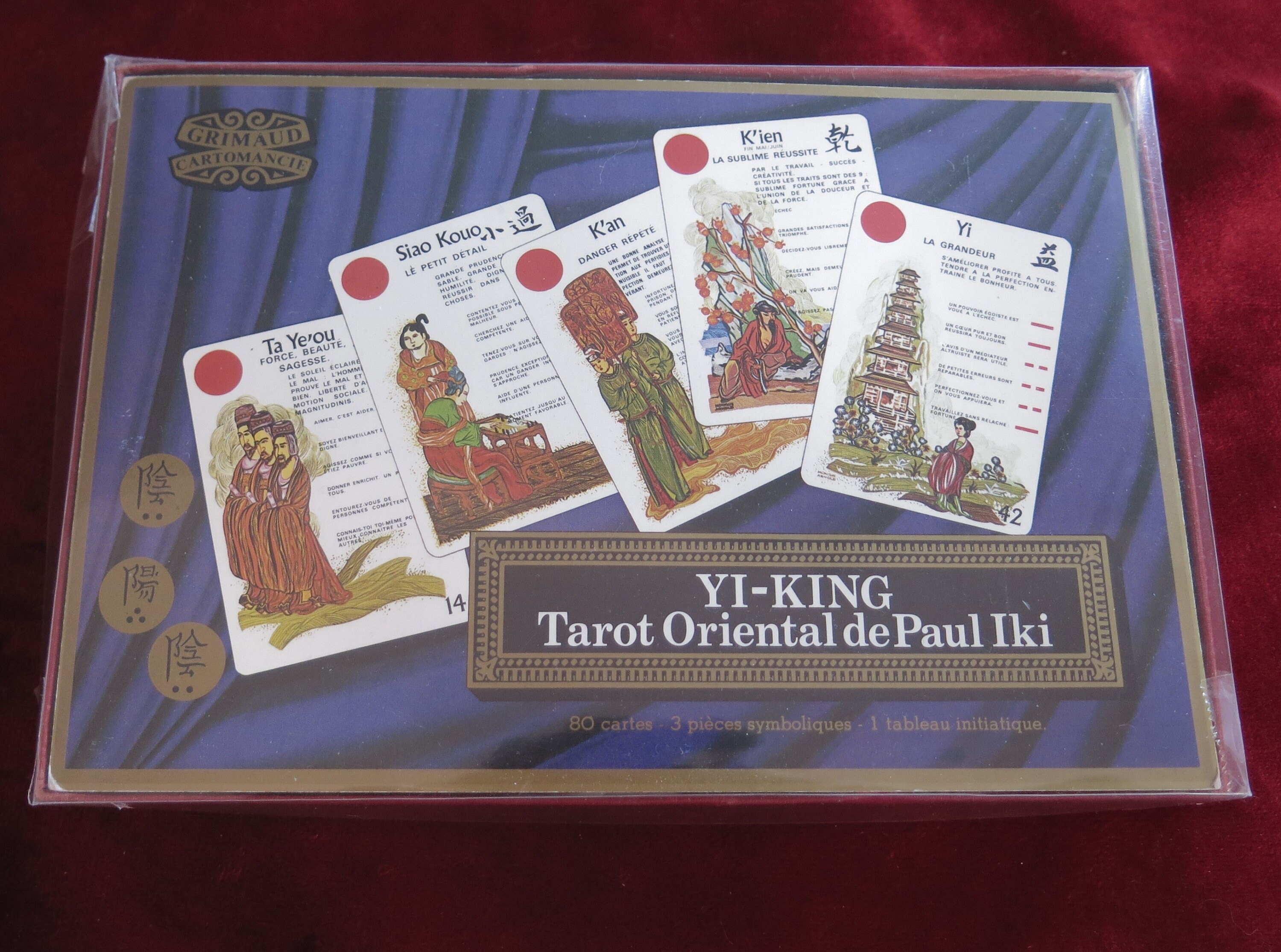 Very Rare 1978 Yi-King Oriental Tarot Coffret