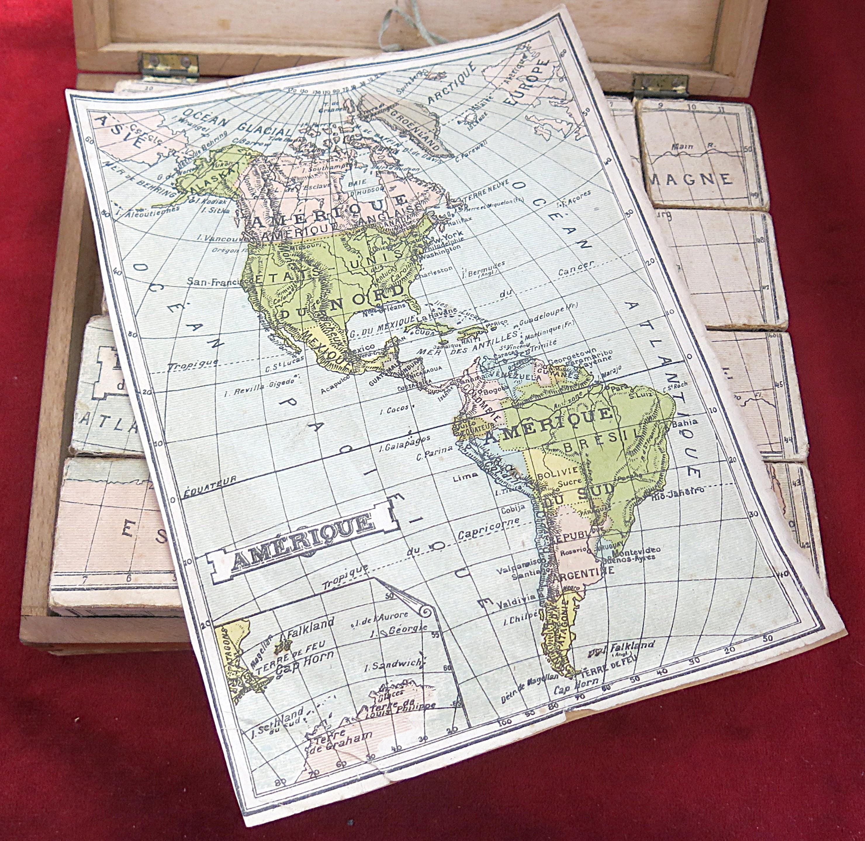 JEU DE CUBE, France, fin XIXème siècle