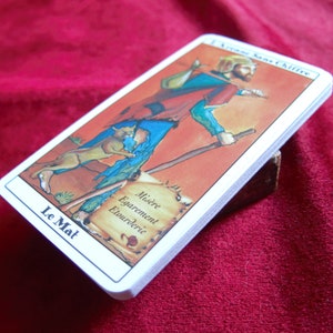 22 cartas del Tarot de Marsella mayores en estilo caricatura de 2001