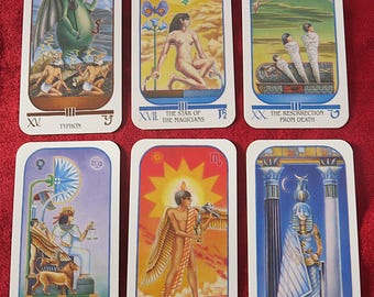 The IBIS Tarot Deck - Vintage Rare 1991 - Egyptian Tarot - Thoth