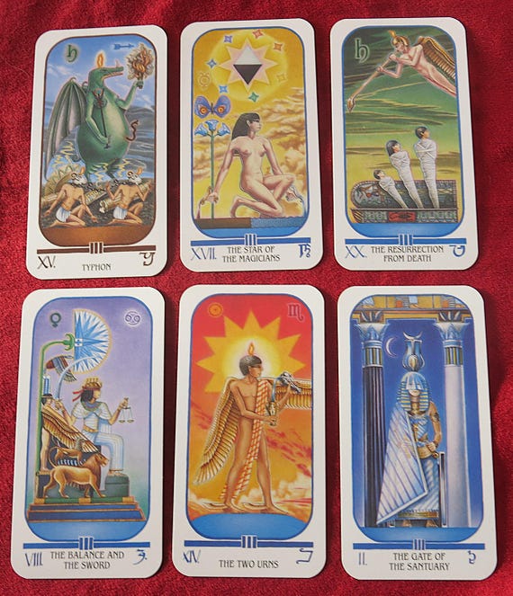 The IBIS Tarot Deck - Vintage Rare 1991 - Egyptian Tarot - Thoth