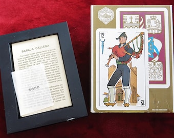 Vintage 1983 Galician Spanish deck – Fournier Vitoria (Spain)