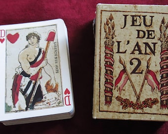Jeu de l’An 2 – Französische Revolutionäre Spielkarten – EP Grimaud 1980er Jahre – Selten