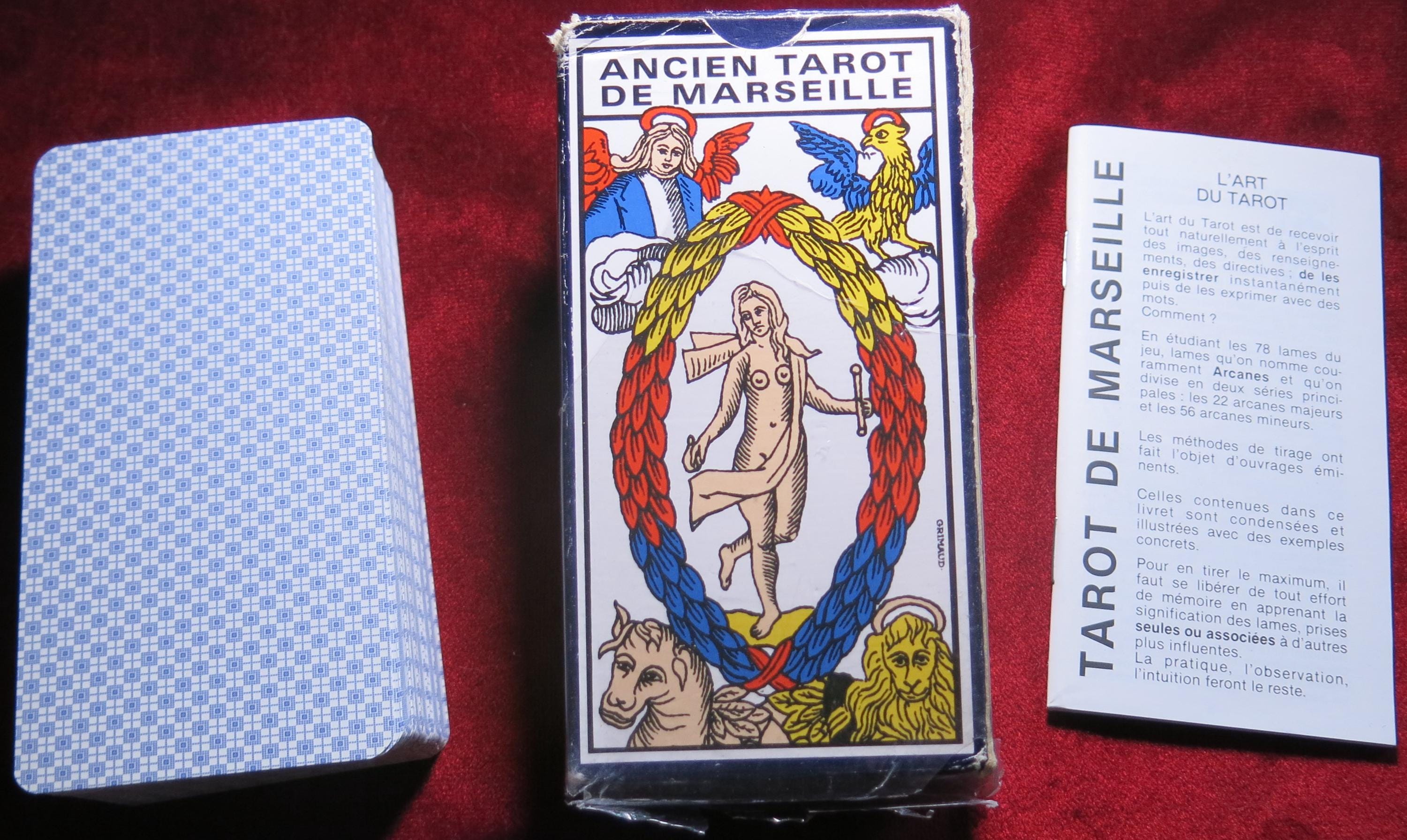 Ancien Tarot De Marseille 80s - FRENCH - Etsy