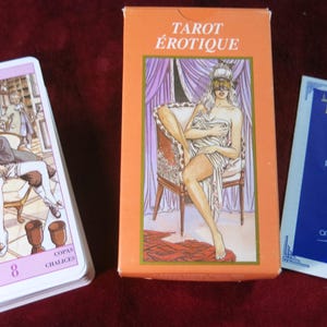 Erotische Tarot 2000er Jahre - Sexuelles Tarot Deck, Erotische Tarot-Lesungen, Sex Orakel, Liebhaber Sex Orakel Deck