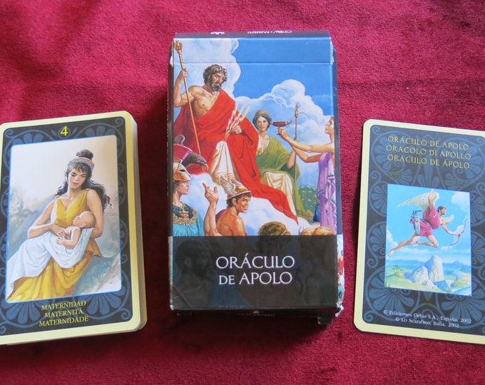 Apollo's Oracle - Vintage (2004) Oracle of Apollo by Lo Scarabeo (tarot ...