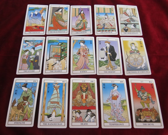 Ukiyoe Tarot – 1982 First Edition – Made in Japan - Stuart R