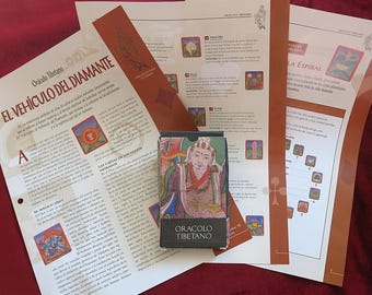 Tibetan Oracle + Guide - Zeldzaam uitverkocht meertalig deck (2002) door Lo Scarabeo