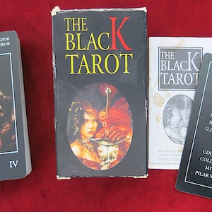 Le tarot noir. Luis Royo 1998 RARE - Tarot européen vintage - Jeu d'oeuvres d'art classique