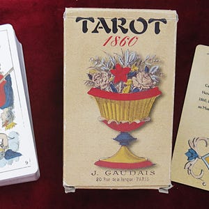Tarot 1860 J. Gaudais - Tarot Histórico - Tarot Francês Antigo Vintage