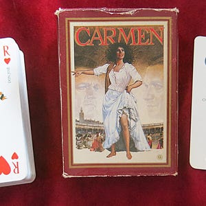 1984 Collection famous opera playing cards: Carmen - VERY RARE deck of cards