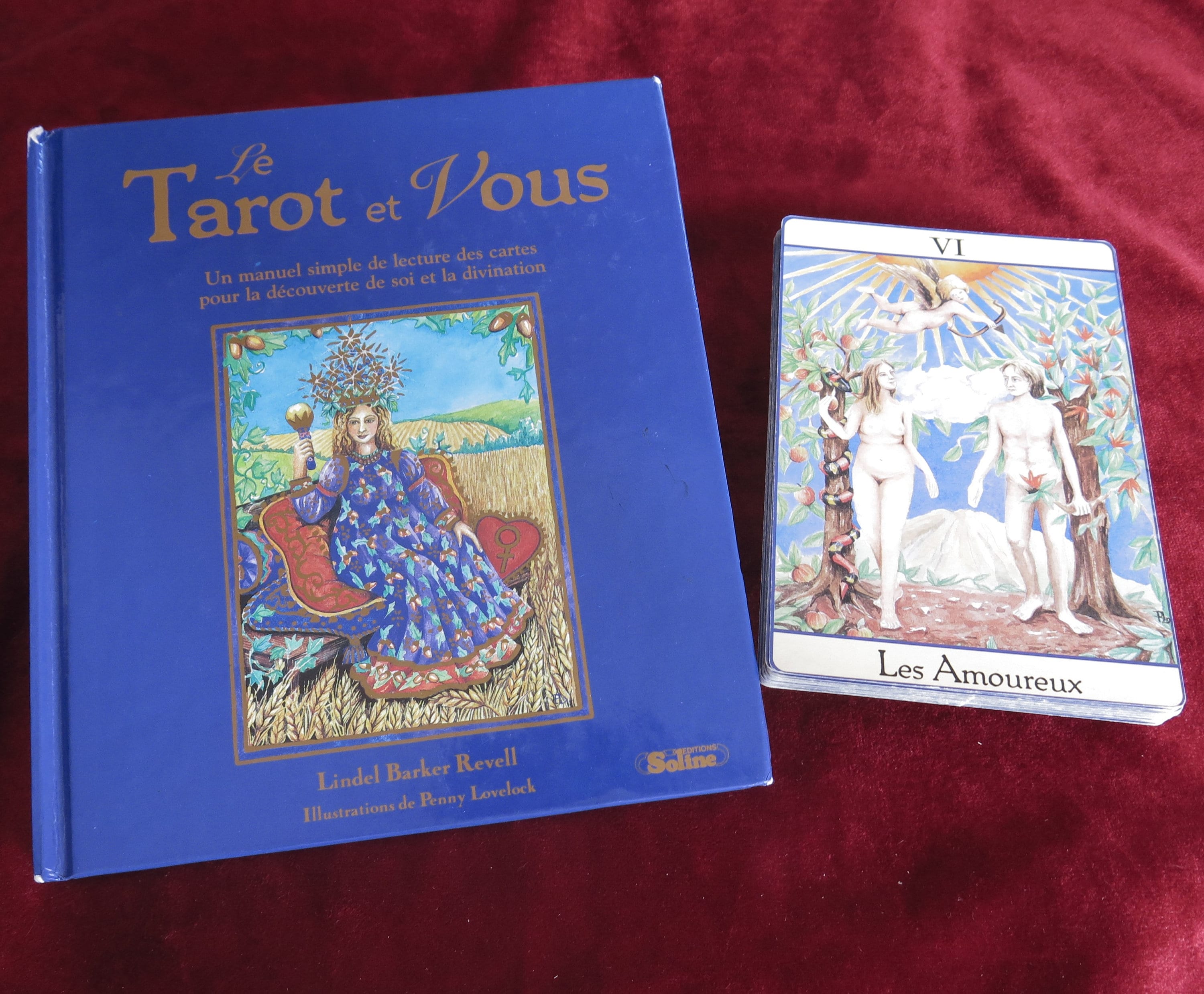 1996 Tarot & You de Lindel Barker Livre et Cartes