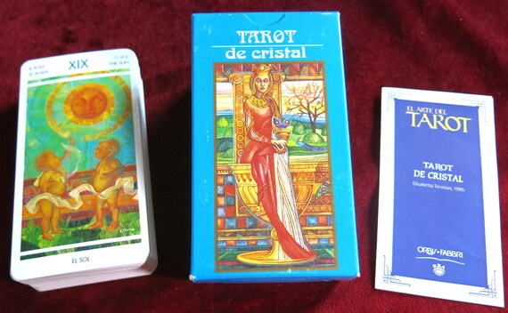 The Cristal Tarot - Glass tarot 2000 - RARE FIND - Tarot de Verre