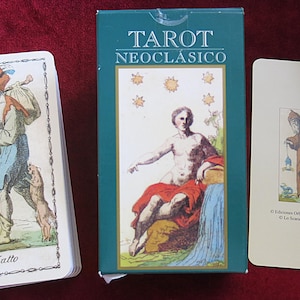 Tarot NeoClassical 2001 - VERY RARE - Tarocchi Neoclassico by Lo Scarabeo / Orbis Fabbri - OOP Tarot Deck Collection