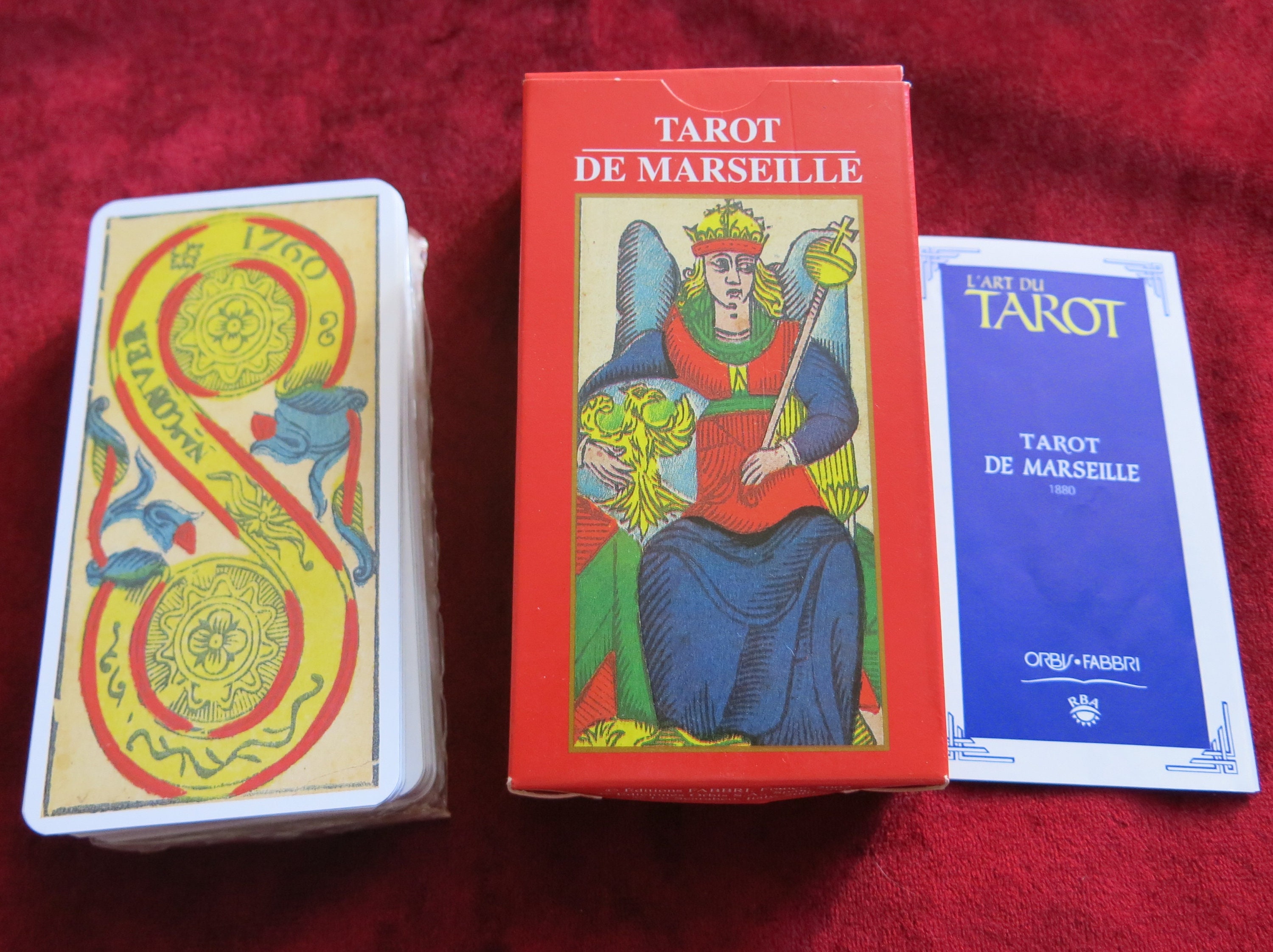 Tarot De Marseille – 78 Cards – Rare Lo Scarabeo & Fabbri Edition