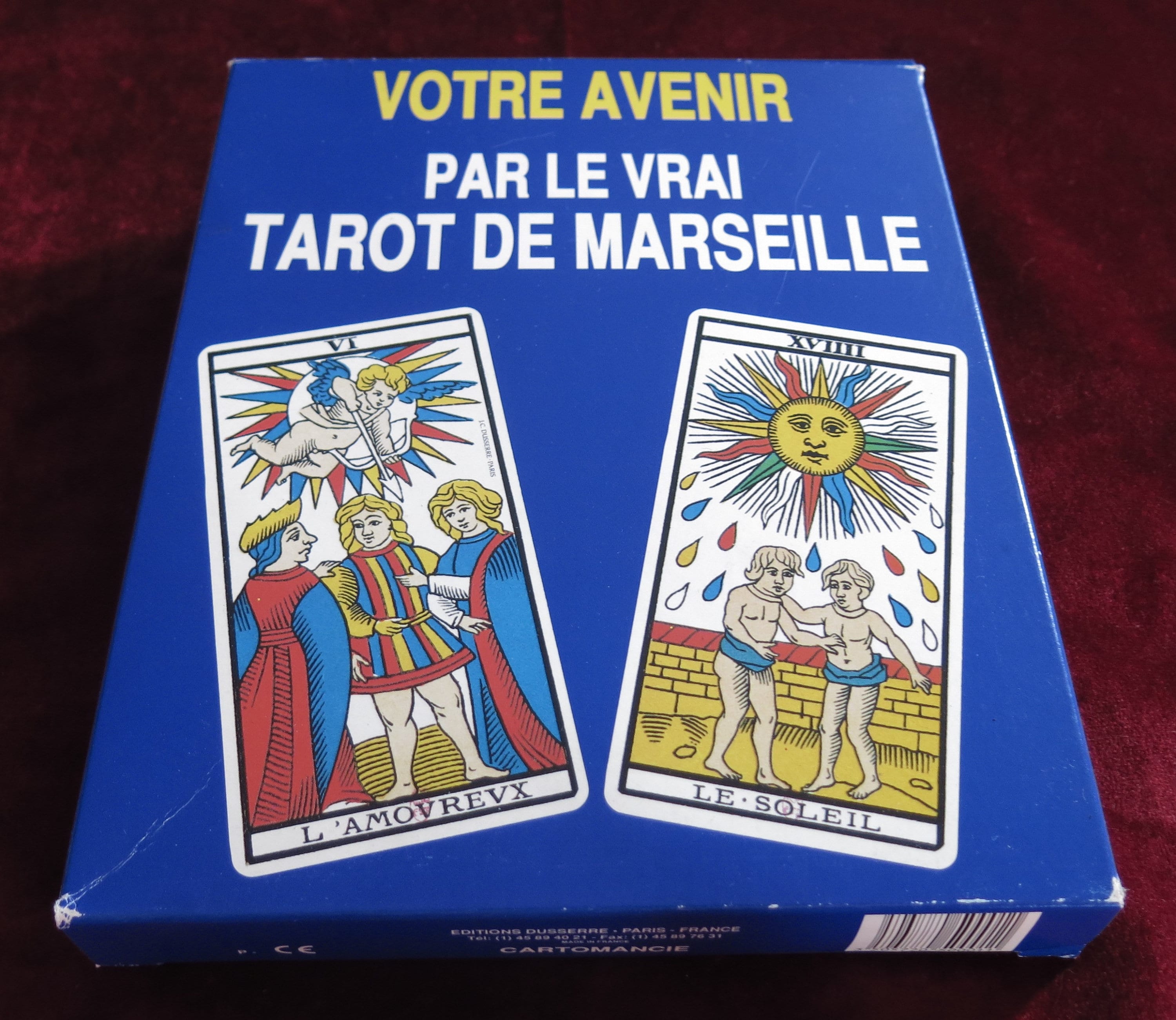 DIVINATORY L OFFICIAL MARSEILLE TAROT BOX BOOK + ORIGINAL GAME