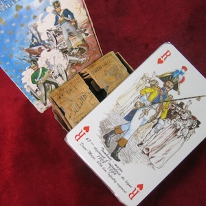 Guerras napoleónicas: Baraja de cartas Los Soldados - Años 90 - ¡NUEVO!