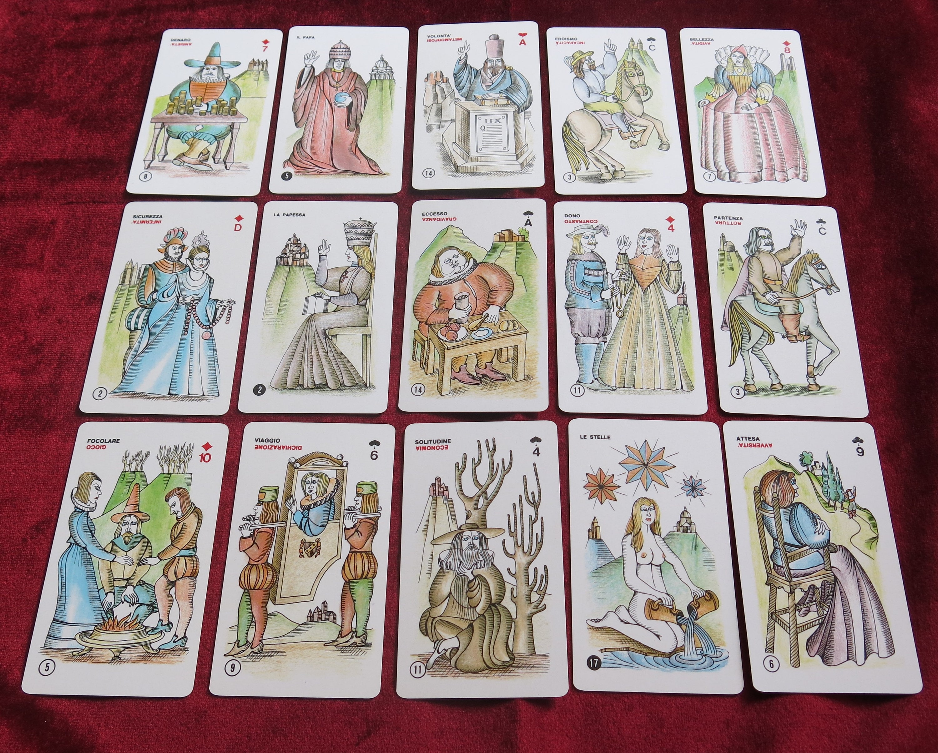 Tarocco Indovino – Dal Negro 1979 – Sergio Ruffolo – 78 Tarot