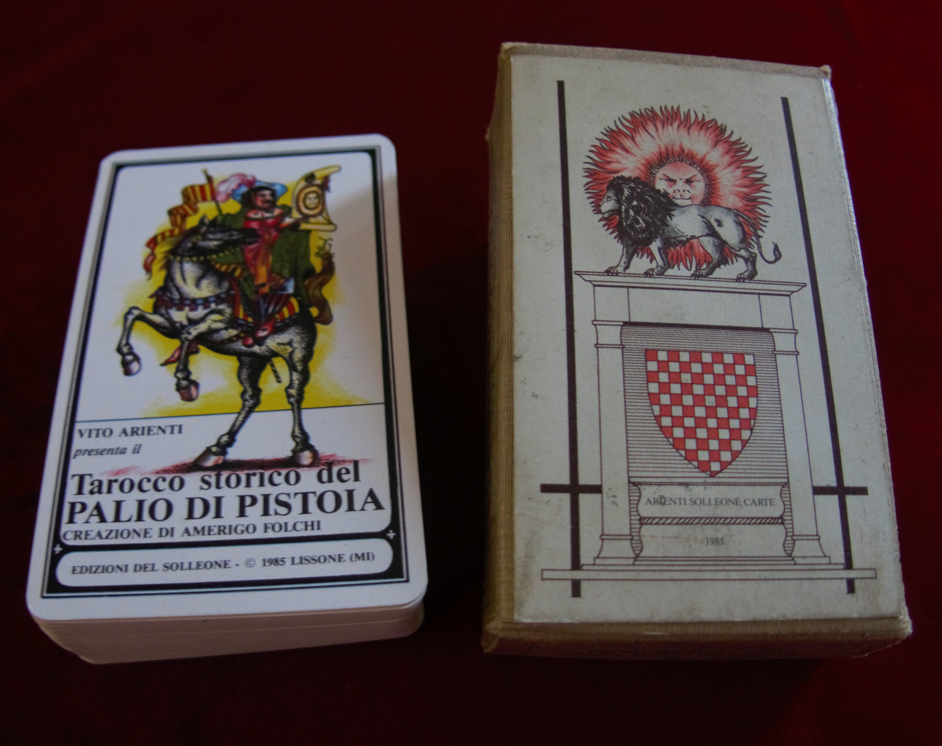 パリコレクション Pistoia Di Palio Del Storico Tarocco - Amerigo by - 1985 トランプ