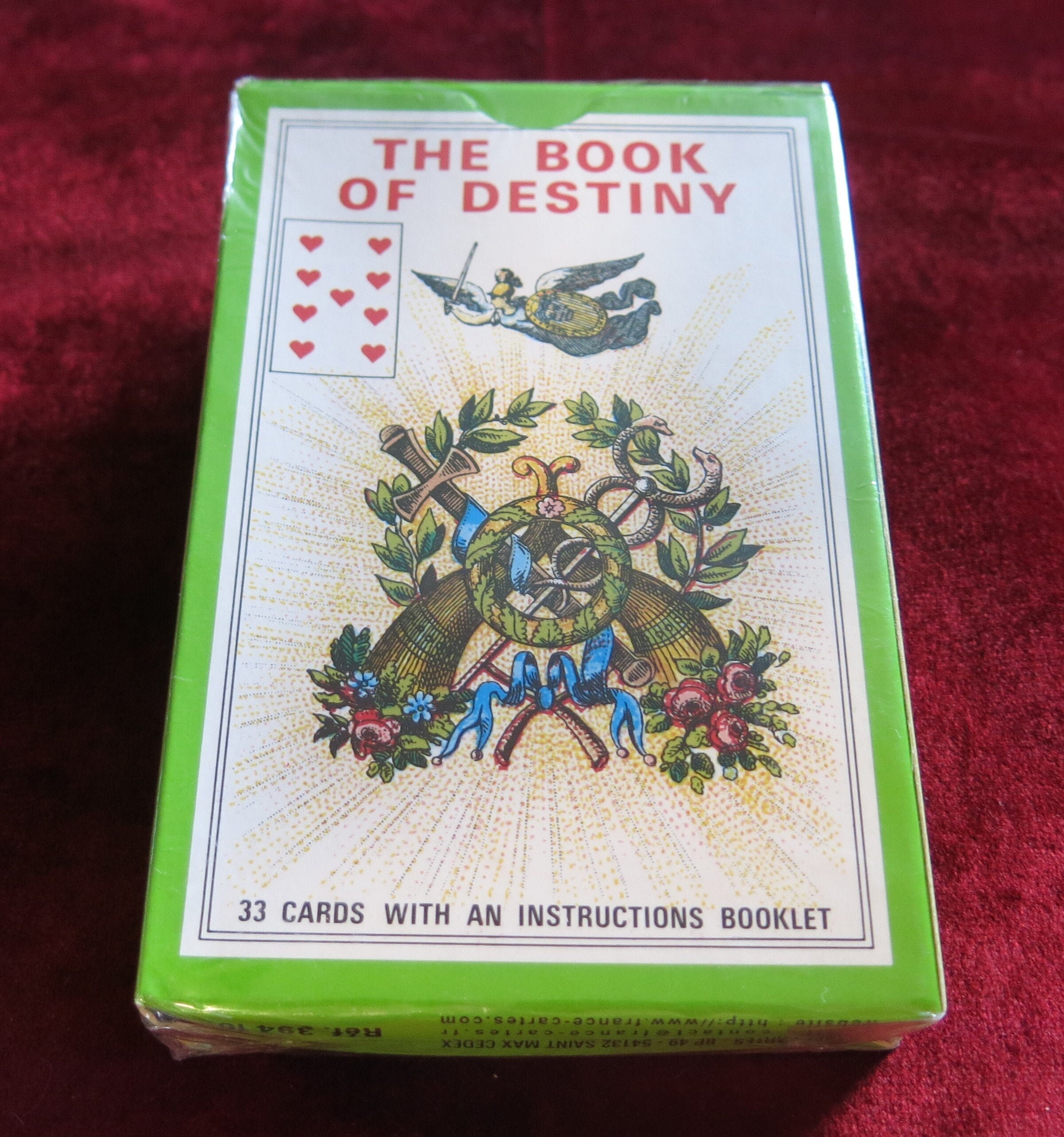 Factory Sealed The Book Of Destiny 1977 Cartes de Fortune Dire