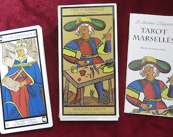 Tarot Marsellés – Naipes Comas 1980s Large Trumps Edition (Spain)