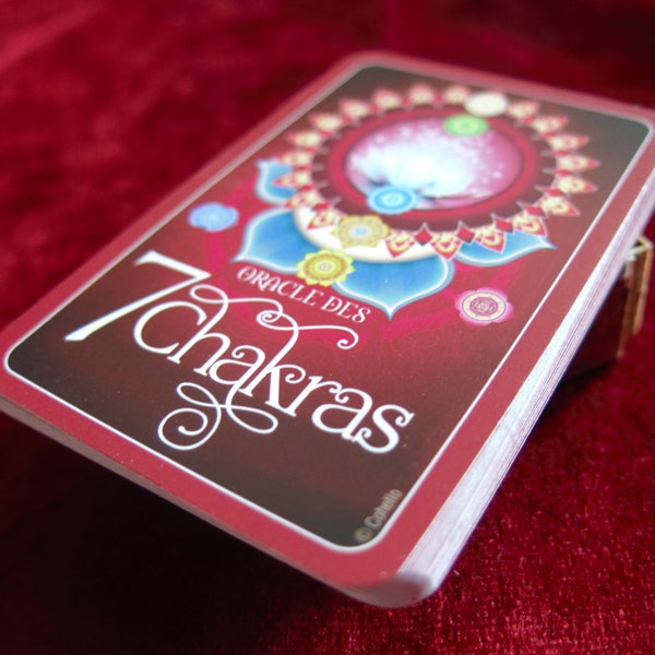 Das Orakel der 7 Chakren - Mini Tarot, Taschenorakel - L´oracle Des 7 Chakras - Chakra-Öffnung, Chakren-Reinigung, Blockadenlösung