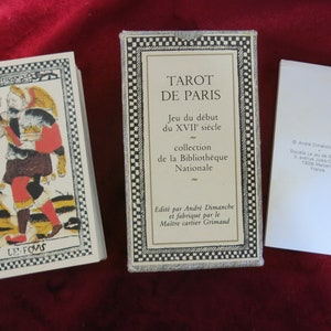¡BAJADA DE PRECIO! Tarot de Paris 1984 ORIGINAL