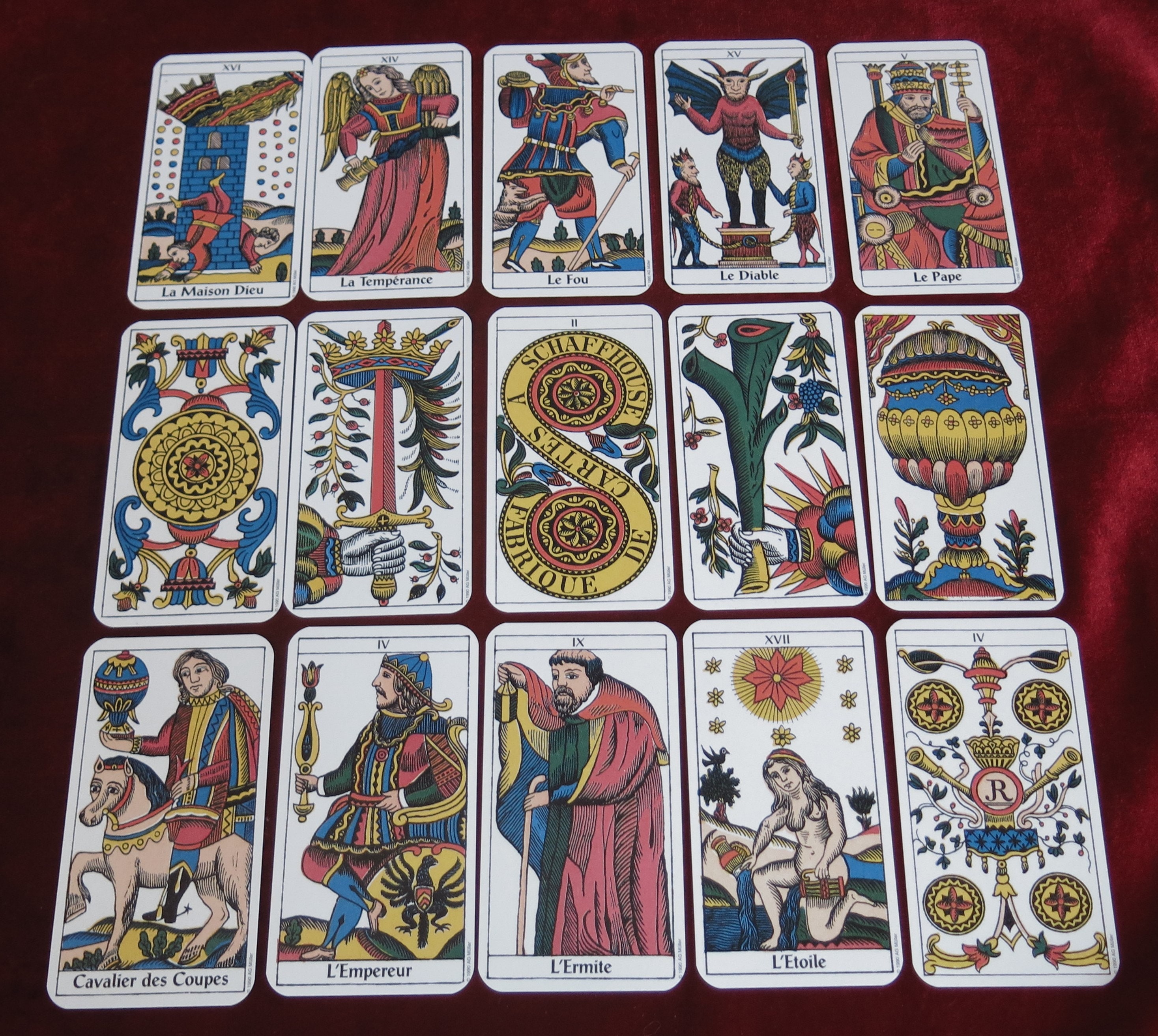 【 VINTAGE】ANCIENT MARSEILLES TAROT Marseille Vintage Tarot – Lo Scarabeo S.r.l.