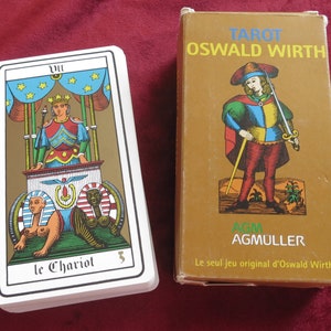 Oswald Wirth 1976 AGM tarot deck - Tarot Oswald Wirth AGM AGMÜLLER - Cartes divinatoires, Cartomancie - 1976