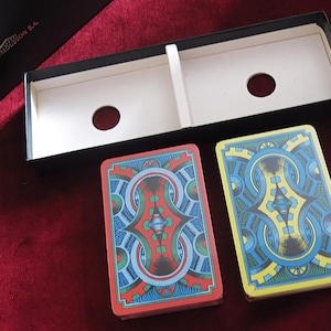 Corporate Gift Playing Cards Set - 60s - Pont-à-Mousson 2 Decks Box
