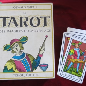 1966 Oswald Wirth Tarot + Buch - 22 Dur - LE TAROT Des Imagiers Du Moyen Age: Mit einem kompletten Deck von 22 Karten